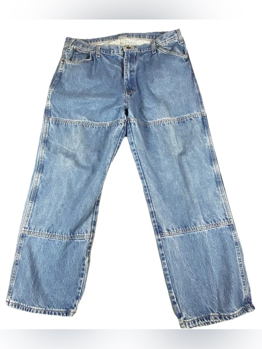 Baggy Rare Dickies Relaxed Carpenter Jeans with Patch Logo double knee 34x32
